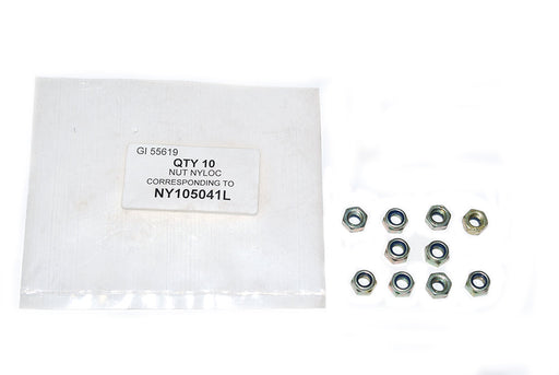 NY105041L - Nut- hexagonal- nyloc