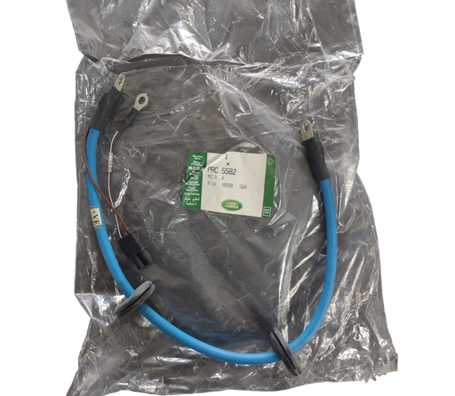 Electrical cable with connectors in a clear plastic bag