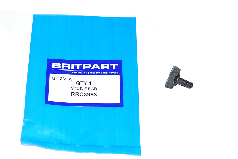 Black metal stud with bag 