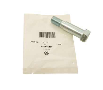 Silver threaded bolt 