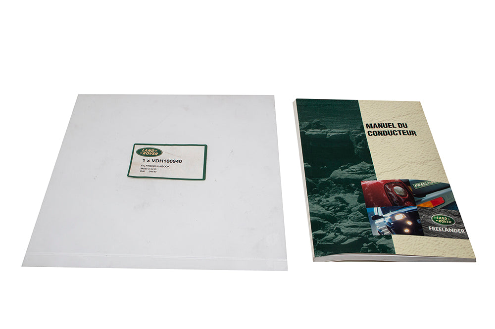 VDH100940LR - L-HANDBOOK-OWNE